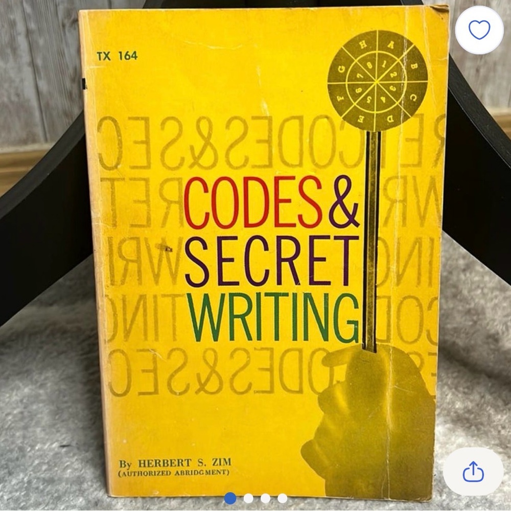 Codes & Secret Writing Book